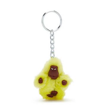 Kipling Sven Extra Small Monkey Keychain Accessories Yellow Beam | CA 1981LI